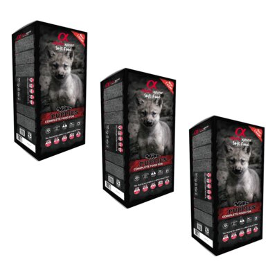 Karma dla psa półwilgotna ALPHA SPIRIT Puppies Indyk z rybą (135 x 210 g)