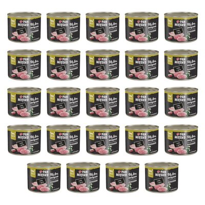 Karma dla kota PAN MIĘSKO Indyk z gęsią 24 x 200 g