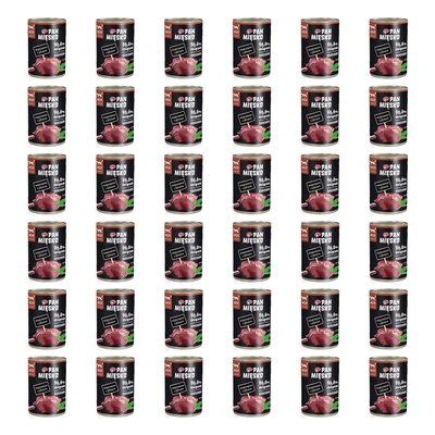 Karma dla kota PAN MIĘSKO Wieprzowina z jeleniem 36 x 400 g