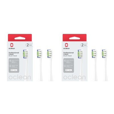 Oryginalna końcówka szczoteczki OCLEAN Professional Clean Biały (4 szt.)