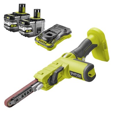 Szlifierka taśmowa RYOBI R18PF-0 + Akumulator RYOBI RC18150-250 5Ah 18V + Ładowarka
