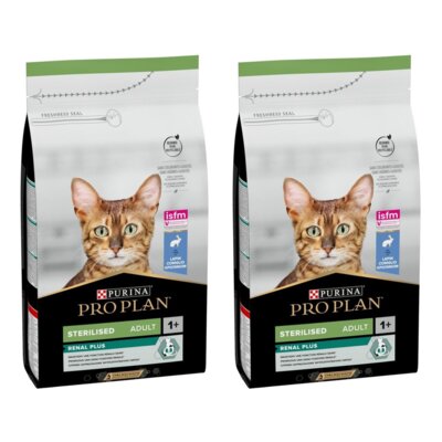 Karma dla kota PURINA Pro Plan Sterilised Renal Plus Królik 2 x 10 kg