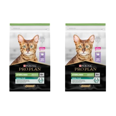 Karma dla kota PURINA Pro Plan Sterilised Renal Plus Indyk 2 x 10 kg