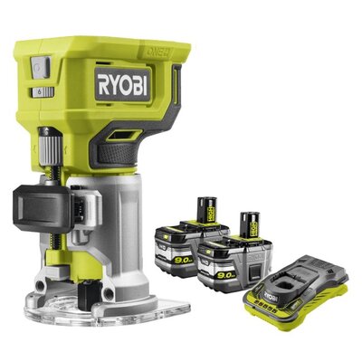 Frezarka RYOBI RTR18-0 + Akumulator RYOBI RC18150-250 5Ah 18V + Ładowarka