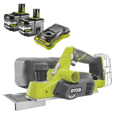 Strug RYOBI R18PL-0 + Akumulator RYOBI RC18150-250 5Ah 18V + Ładowarka