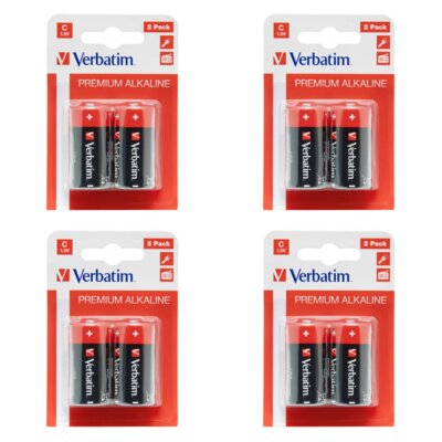 Baterie C LR14 VERBATIM Premium Alkaline (8 szt.)