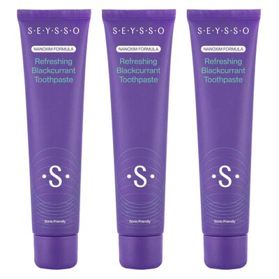 Pasta do zębów SEYSSO Color Refreshing Blackcurrant 75 ml 3 szt.