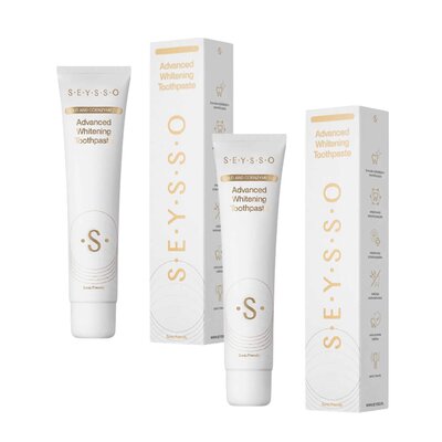 Pasta do zębów SEYSSO Gold Advanced Whitening 75 ml 2 szt.
