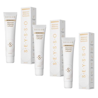 Pasta do zębów SEYSSO Gold Advanced Whitening 75 ml 3 szt.