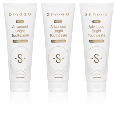 Pasta do zębów SEYSSO Gold Advanced Whitening 75 ml 3 szt.