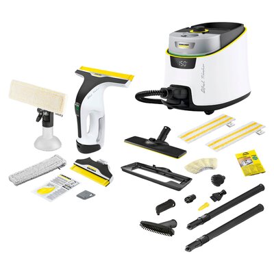 Myjka do okien KARCHER WV 7 Signature Line 1.633-780.0 Ekskluzywna seria + Parownica KARCHER SC 5 Deluxe Signature Line 1.513-491.0 Ekskluzywna seria