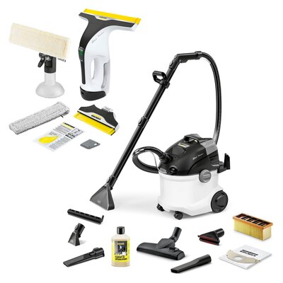 Myjka do okien KARCHER WV 7 Signature Line 1.633-780.0 Ekskluzywna seria + Odkurzacz piorący KARCHER SE 6 Signature Line 1.081-190.0