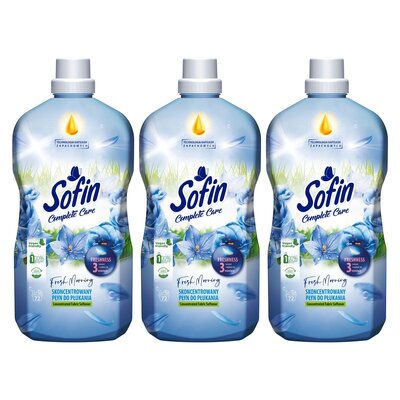 Płyn do płukania SOFIN Complete Care Freshness Fresh Morning 3 x 1800 ml