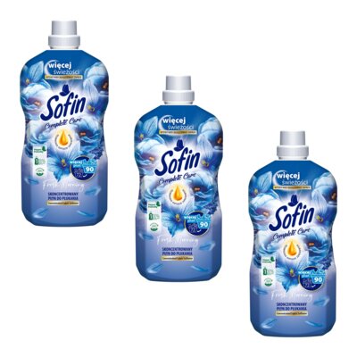 Płyn do płukania SOFIN Complete Care Freshness Fresh Morning 3 x 1800 ml