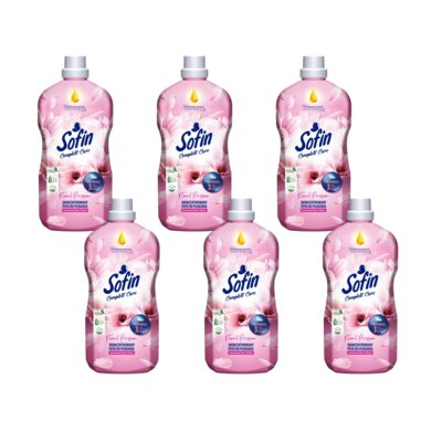 Płyn do płukania SOFIN Complete Care Freshness Floral Passion 6 x 1800 ml