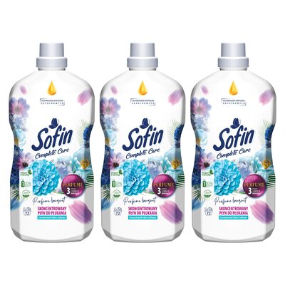 Płyn do płukania SOFIN Complete Care Perfume Bouquet 3 x 1800 ml