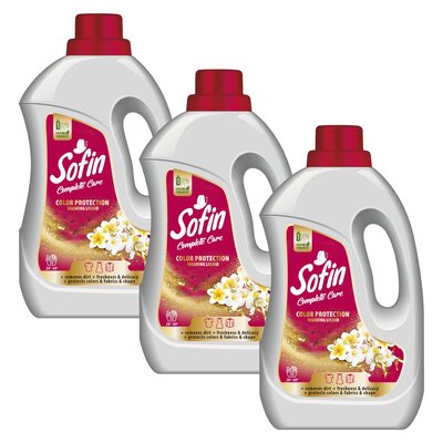 Płyn do prania SOFIN Complite Care Color Protection Washing Liquid 3 x 1500 ml