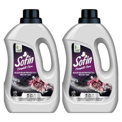 Płyn do prania SOFIN Complete Care Black Color Protection 2 x 1500 ml