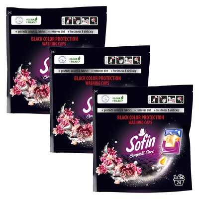 Kapsułki do prania SOFIN Complite Care Black Color Protection 72 szt.