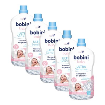 Koncentrat do płukania BOBINI Baby 5 x 1800 ml