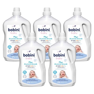 Płyn do prania BOBINI Baby 5 x 2500 ml