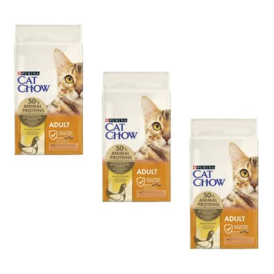 Karma dla kota CAT CHOW Kurczak 3 x 15 kg