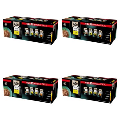 Karma dla kota SHEBA Delicacy Drobiowe Smaki (160 x 85 g)