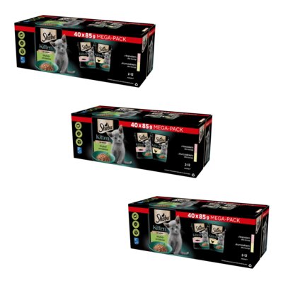 Karma dla kota SHEBA Junior Wybór Smaków (120 x 85 g)