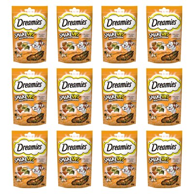 Przysmak dla kota DREAMIES Shake Ups Multivitamins Kurczak i kaczka 12 x 55 g
