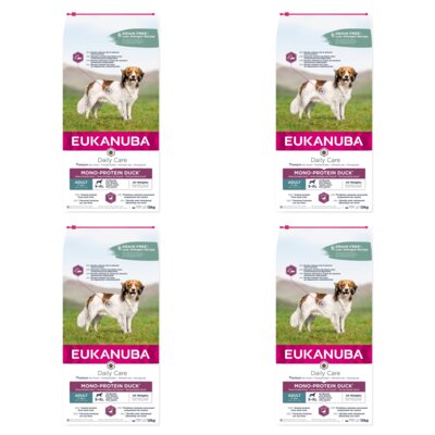 Karma dla psa EUKANUBA Daily Care Adult Kaczka 4 x 12 kg