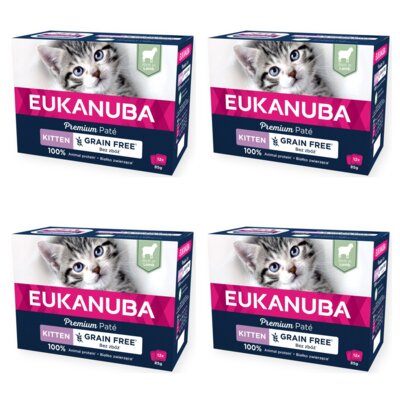 Karma dla kota EUKANUBA Adult Grain Free Jagnięcina (48 x 85 g)