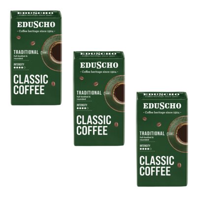 Kawa mielona EDUSCHO Classic Traditional 3 x 0.5 kg