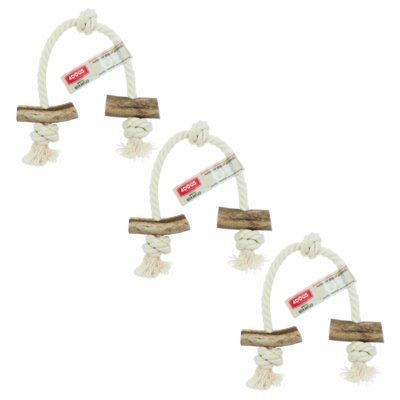 Szarpak dla psa 4DOGS String Double Mix S (3 szt.)