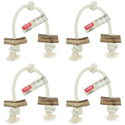 Szarpak dla psa 4DOGS String Double Mix M (4 szt.)