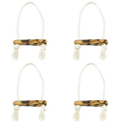 Szarpak dla psa 4DOGS Hook Olive M (4 szt.)