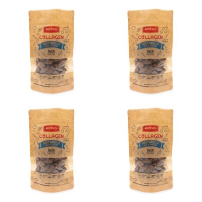 Przysmak dla psa 4DOGS Kluski Mięsne z Kaczką i Proszkiem z Poroża 4 x 100 g