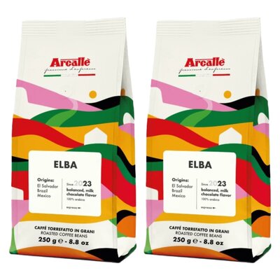 Kawa ziarnista ARCAFFE Elba Arabica 2 x 0.25 kg