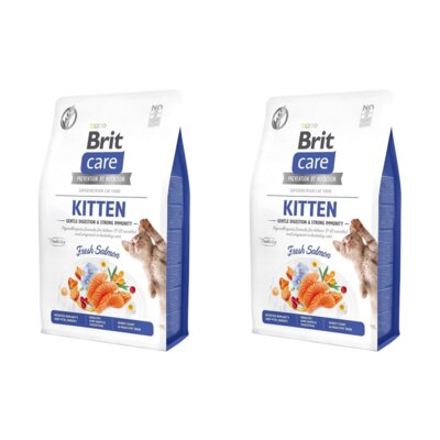 Karma dla kota BRIT CARE Grain Free Immunity z łososiem 2 x 7 kg