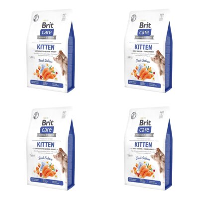 Karma dla kota BRIT CARE Grain Free Immunity z łososiem 4 x 7 kg