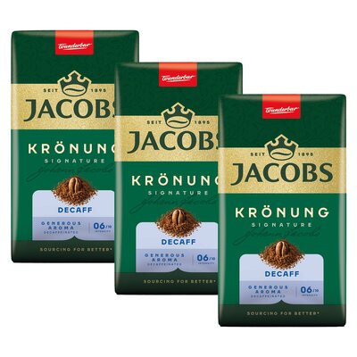 Kawa mielona JACOBS Krönung Decaff Bezkofeinowa 3 x 0.25 kg