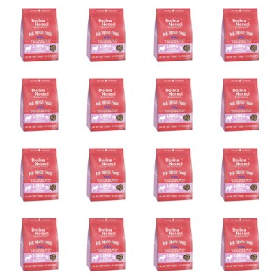 Karma dla psa suszona DOLINA NOTECI Superfood Mini Danie z jagnięciny z krewetką 16 x 1 kg