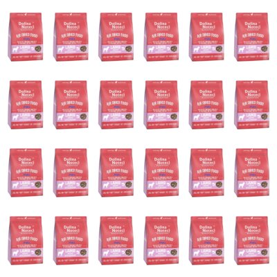 Karma dla psa suszona DOLINA NOTECI Superfood Mini Danie z jagnięciny z krewetką 24 x 1 kg