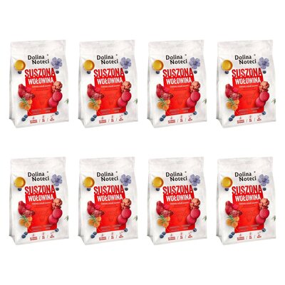 Karma dla psa suszona DOLINA NOTECI Premium z wołowiny 8 x 3 kg