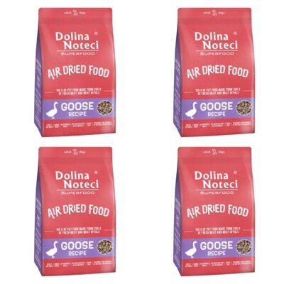 Karma dla psa suszona DOLINA NOTECI Superfood z gęsi 4 x 5 kg