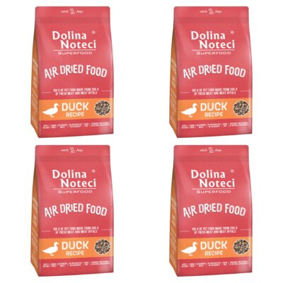 Karma dla psa suszona DOLINA NOTECI Superfood z kaczki 4 x 5 kg