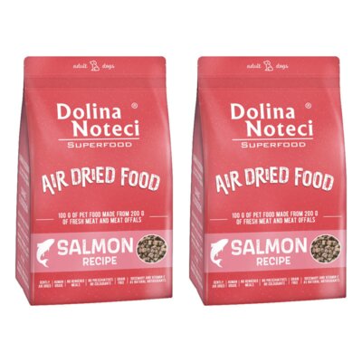 Karma dla psa suszona DOLINA NOTECI Superfood z łososia 2 x 5 kg