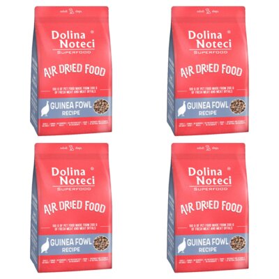 Karma dla psa suszona DOLINA NOTECI Superfood z perliczki 4 x 5 kg