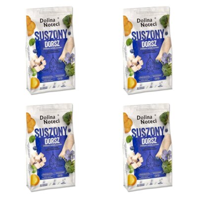 Karma dla psa suszona DOLINA NOTECI Premium z dorsza 4 x 9 kg