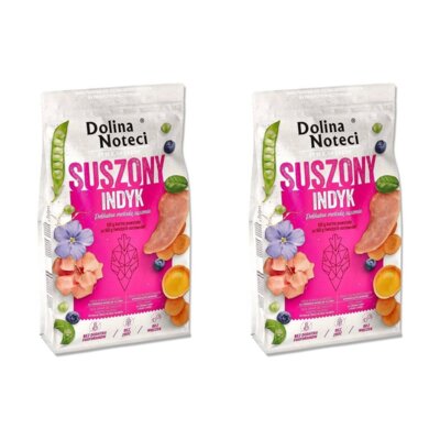 Karma dla psa suszona DOLINA NOTECI Premium z indyka 2 x 9 kg