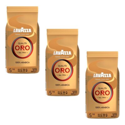 Kawa ziarnista LAVAZZA Qualita Oro Arabica 3 x 1 kg